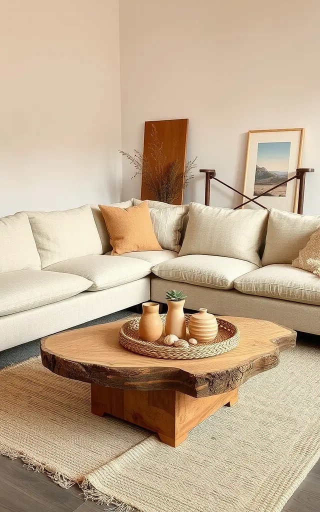 Earthy Embrace - Merge the tranquility of cream with earthy browns for a grounded aesthetic. Utilize natural materials like reclaimed wood and terracotta pots, complemented by cream fabrics. This harmonious combination evokes the calming essence of nature, fostering a serene sanctuary perfect for relaxation.