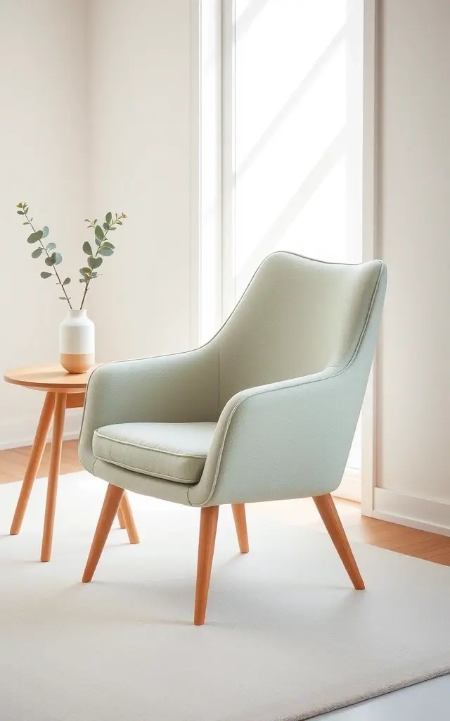 The Whispering Accent Chair - Introduce a touch of elegance with an accent chair that whispers sophistication. Look for designs featuring curved lines and soft fabrics that invite relaxation. Whether placed in a corner for reading or flanking your sofa, this chair adds character and charm without overwhelming your minimalist ethos.