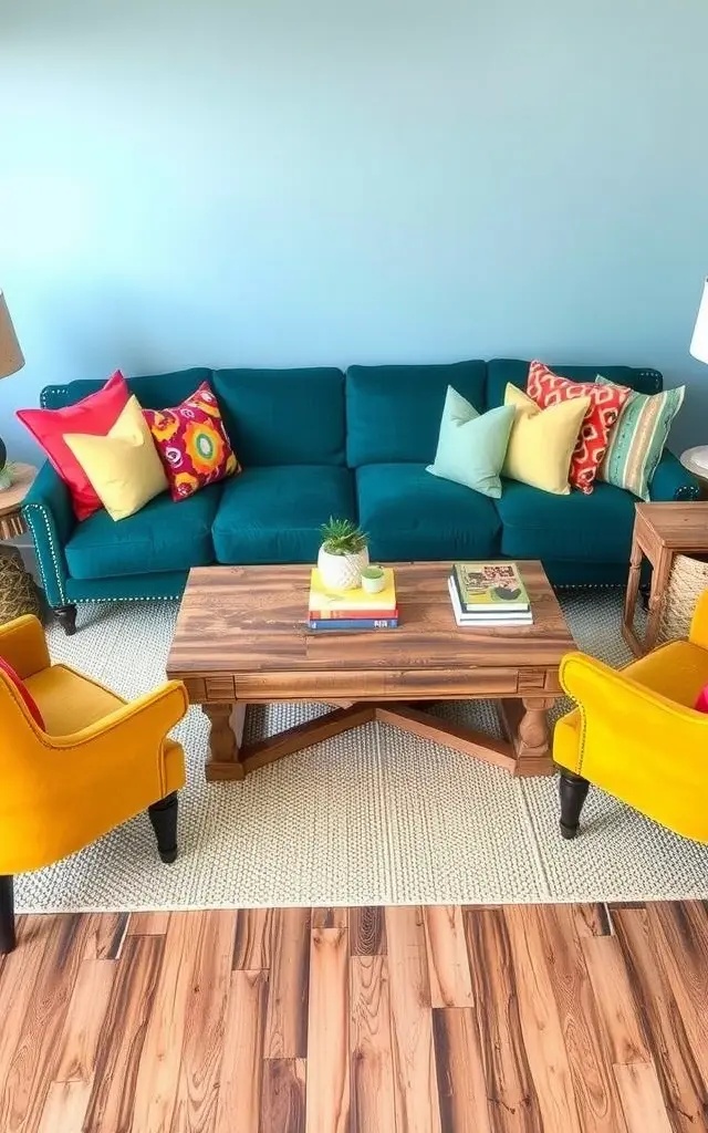The Palette Play - Dare to contrast! While it’s easy to stick to blue and white, consider adding unexpected pops of coral or sun-kissed yellow. These bold accents can inject energy into your space and create visual interest, breaking the monotonous rules of color matching.
