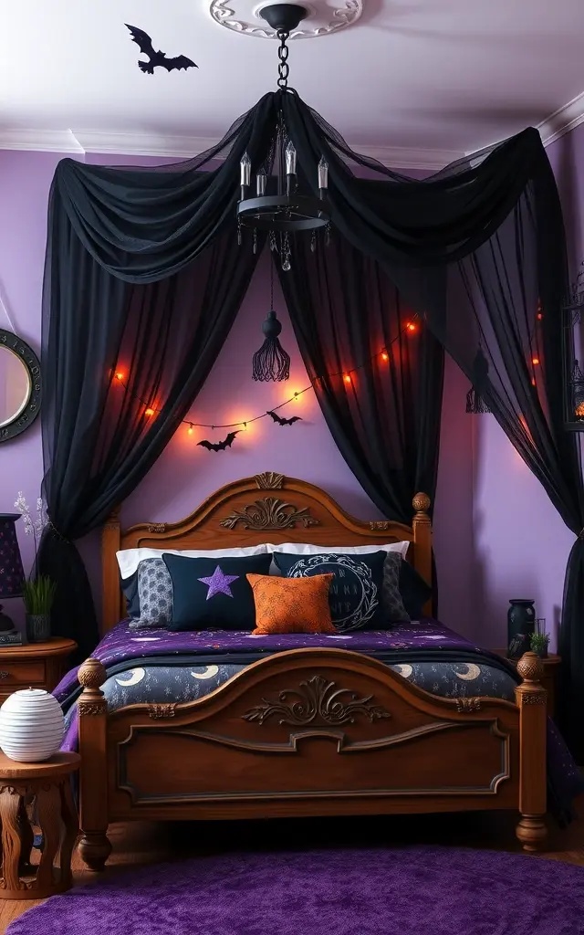 Witchy Wonders - Channel your inner enchantress with dark, moody covers featuring whimsical witch hats, magical potions, and starry nights. Deep purples and rich blacks will add a touch of drama while keeping your space feeling warm and inviting. Throw in some metallic accents to create a spellbinding effect that’s sure to charm your guests.