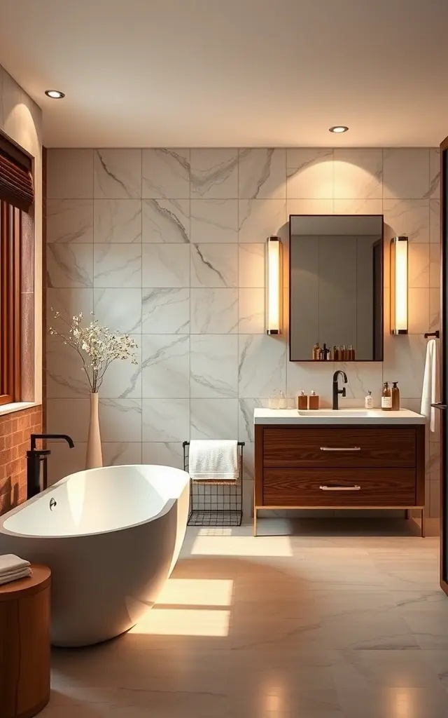 Tech Meets Tradition - Blend old-world charm with modern innovation by pairing a vintage-style frame with your smart mirror. Opt for ornate gold or distressed wood frames that echo classic design, creating an unexpected focal point. This eclectic mix invites warm nostalgia while keeping your space digitally savvy and stylishly forward-thinking.