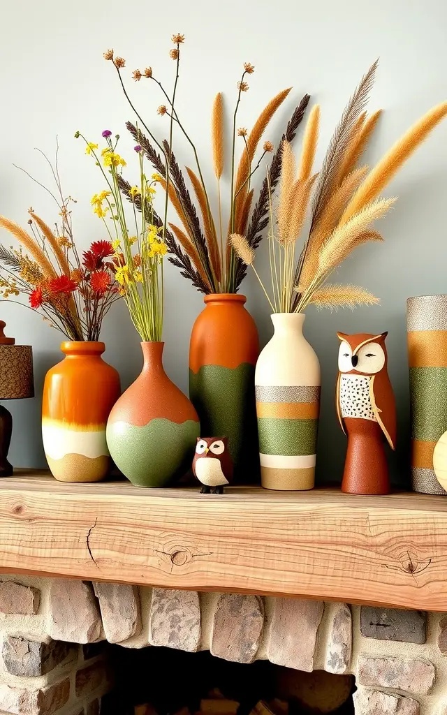 Nature's Embrace: Wild and Whimsical - Incorporate branches, twigs, or seasonal foliage in unexpected ways. Create an organic focal point by placing a fabulous floral arrangement in an unconventional vase, or let a few sprigs spill over the edge for an effortless, wild feel that captures the spirit of fall.