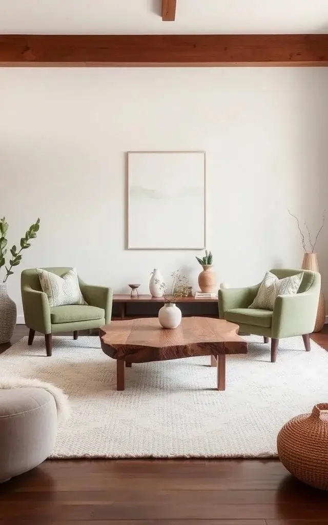 Artisan Accents - Select decor items that tell a story. Handmade ceramics, minimalist wall art, or a unique wooden sculpture can serve as conversation starters while reflecting your personal aesthetic. Aim for pieces that are functional yet enhance the rustic vibe.