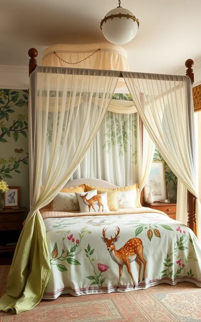 Nature’s Embrace - Bring the outdoors in with botanical-inspired decor. Incorporate subtle greenery in the form of hanging plants or soft floral arrangements to create a serene environment. The sight and smell of nature can be incredibly grounding, providing a calm backdrop as you drift into your own whimsical reverie.