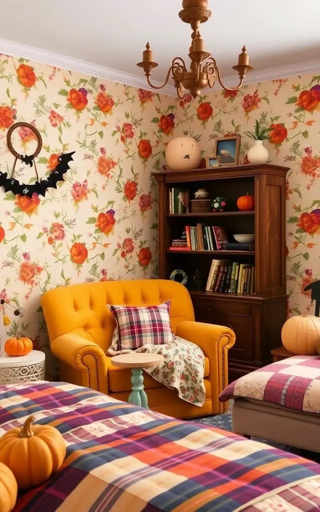 Vintage Vibes - Nostalgia meets Halloween with vintage-inspired pillow covers. Look for old-school designs featuring classic Halloween motifs like candy corn, haunted houses, and retro trick-or-treaters. This charming aesthetic adds a cozy, homey feel, perfect for creating a warm atmosphere that will make your space feel like a timeless autumn gathering spot.