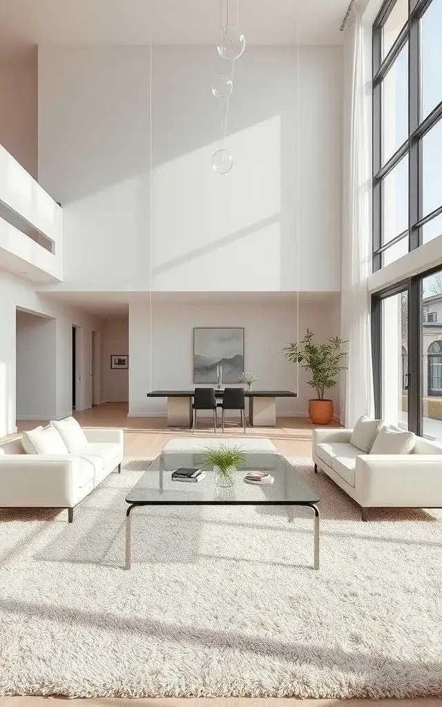 Suspended Surfaces - Dining tables or desks that appear to float can redefine how we interact with our spaces. Suspended Surfaces use transparent materials and discreet mounting systems, creating a seamless look that maximizes floor area and opens up the room.