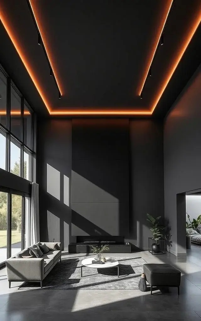 Theater of Shadows - Playful Projections - Why let walls stand as blank canvases? Transform them into art with The Theater of Shadows. By using smart light projectors, you can cast playful graphics or dynamic videos that shift with your mood. From serene landscapes to abstract art, let your walls tell a story or inspire conversation. This is not just decor—it's a statement that decor can be a living, evolving masterpiece.