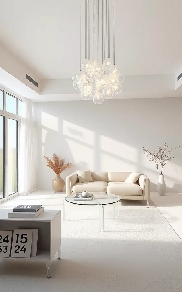 Ethereal Lighting - Light fixtures that appear to drift above our heads can transform any room. Ethereal Lighting employs minimalistic designs and transparent wires, casting enchanting shadows and creating an atmosphere of calm that complements the floating concept.