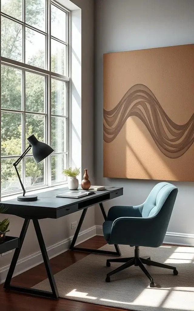 The Sonic Sanctuary - Sound can shape our experiences; curate a soundscape that elevates your workflow. Incorporate acoustic panels or plush rugs to absorb noise and blend soothing tones—perhaps a Bluetooth speaker that envelops you in your favorite ambient playlist, setting the tone for creativity.