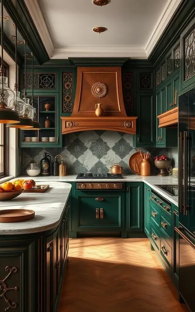 The Alchemist’s Kitchen - Step into a culinary haven where every element is designed for ease and elegance. Ergonomic counters that adjust to your height, paired with smart storage solutions, transform cooking into a joyous art form. This kitchen is not just functional; it’s a celebration of flavors wrapped in style.